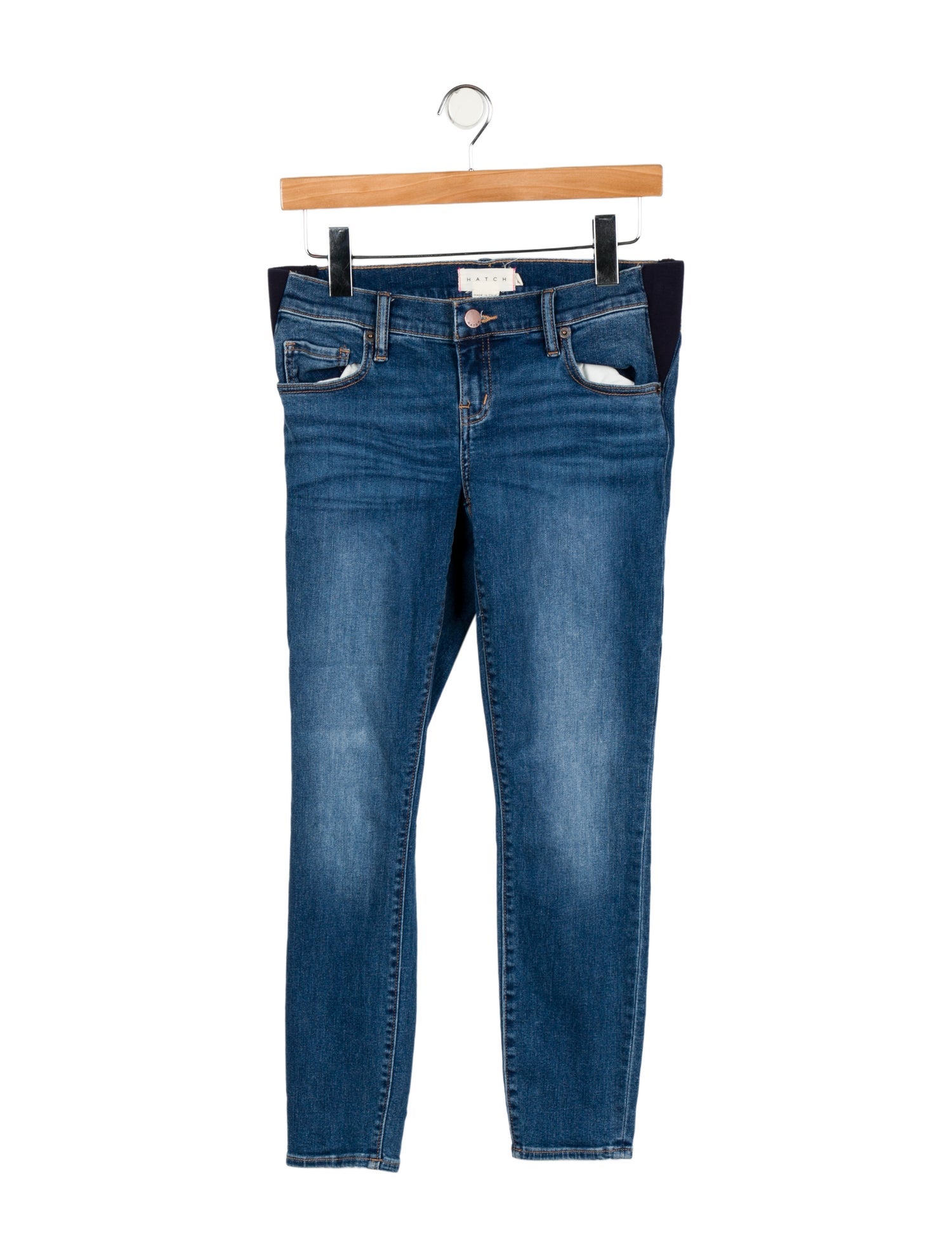 Hatch Low-Rise Skinny Leg Jeans
