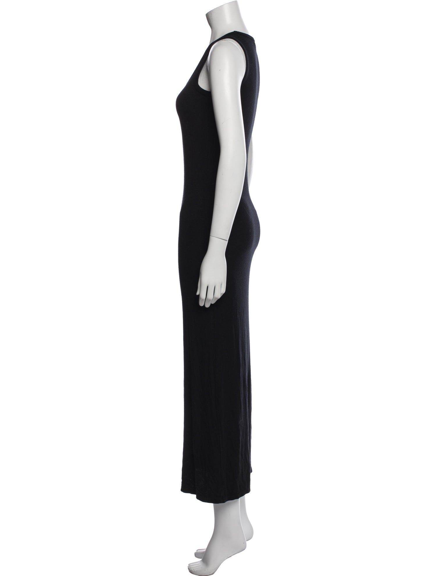 Hatch Scoop Neck Long Dress