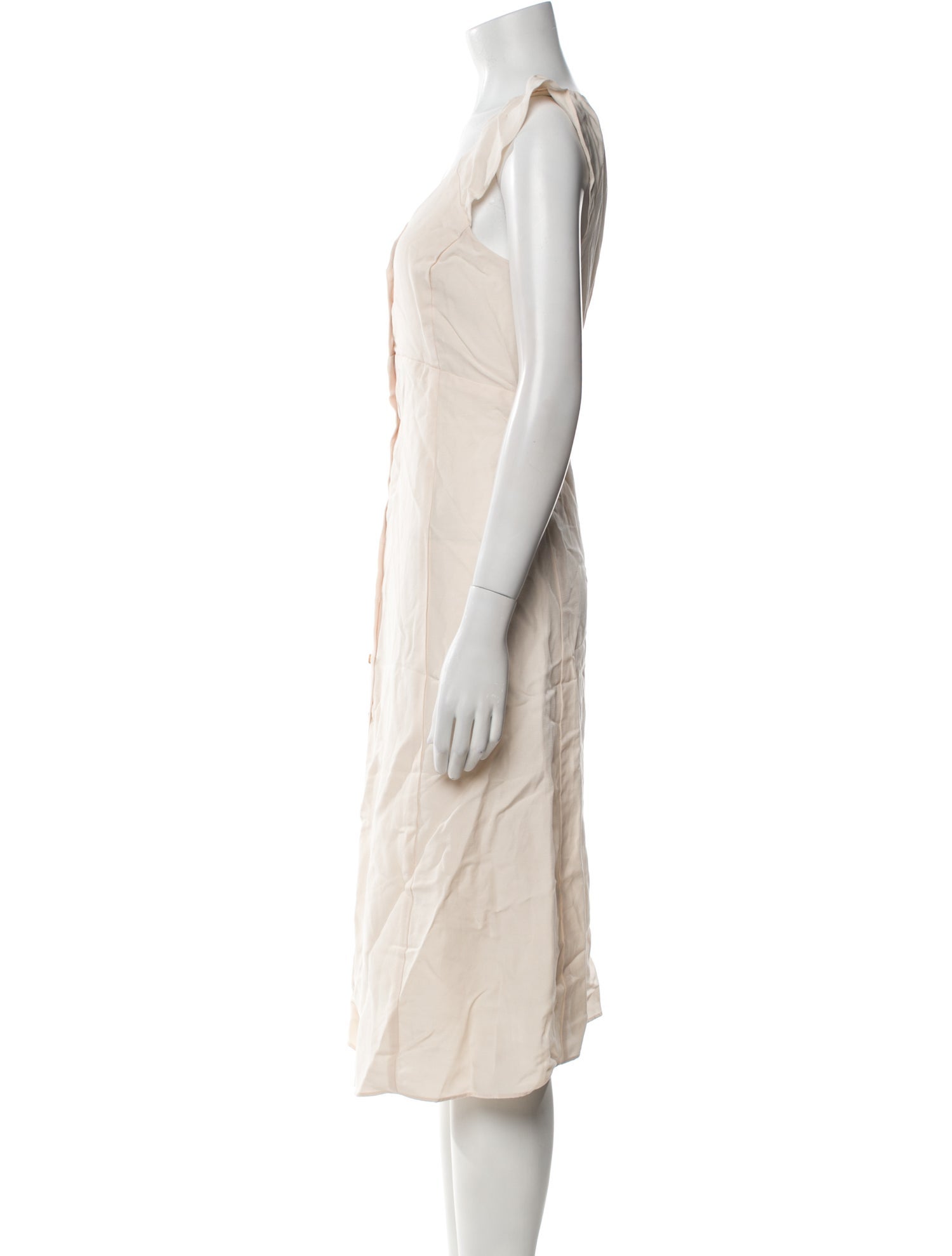 Hatch Square Neckline Midi Length Dress