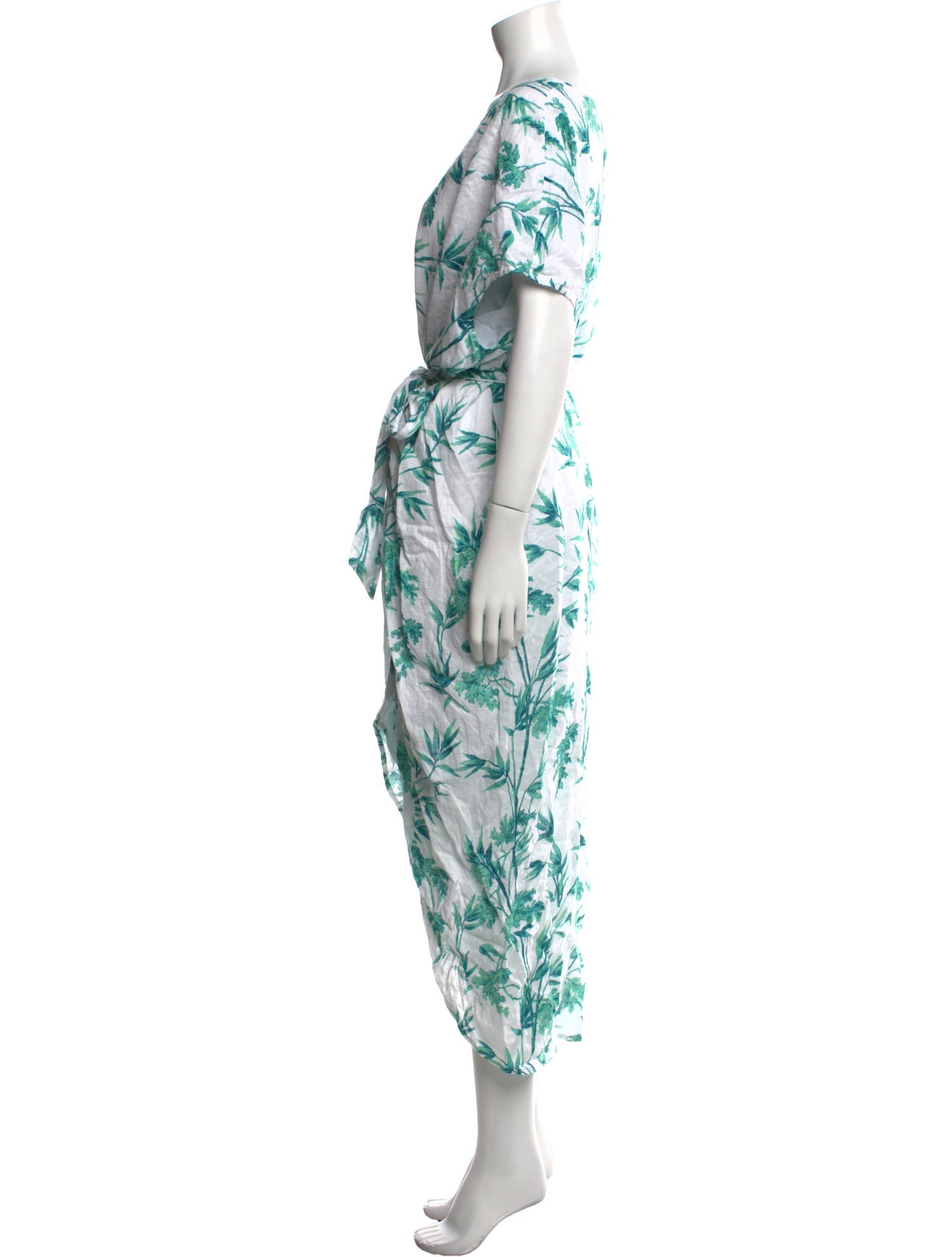 Hatch Linen Long Dress