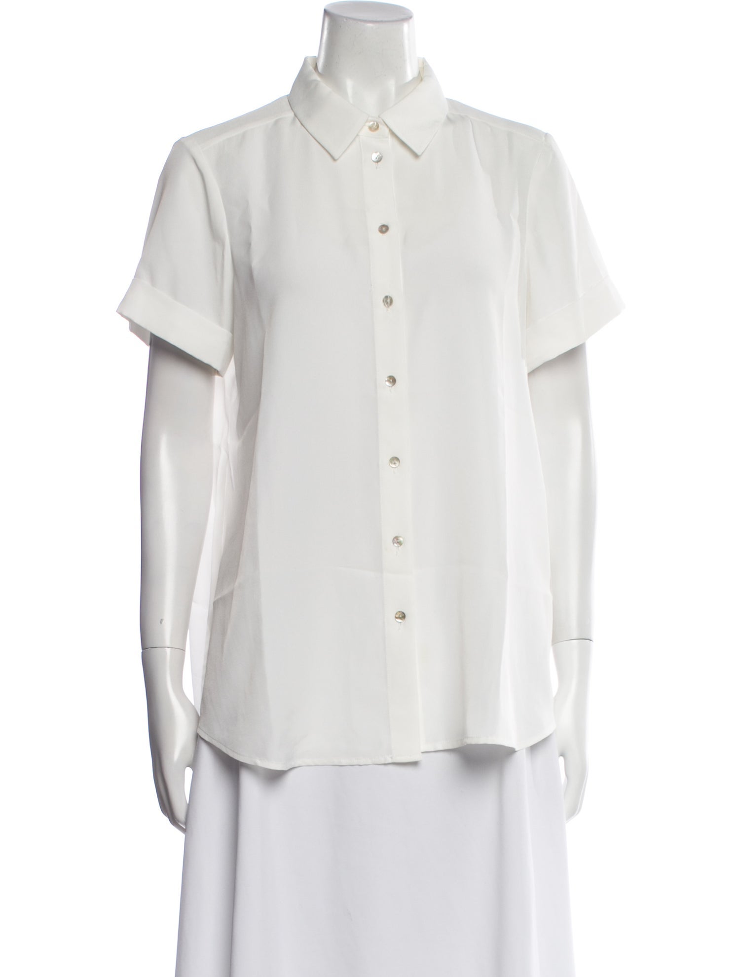 Hatch Short Sleeve Button-Up Top
