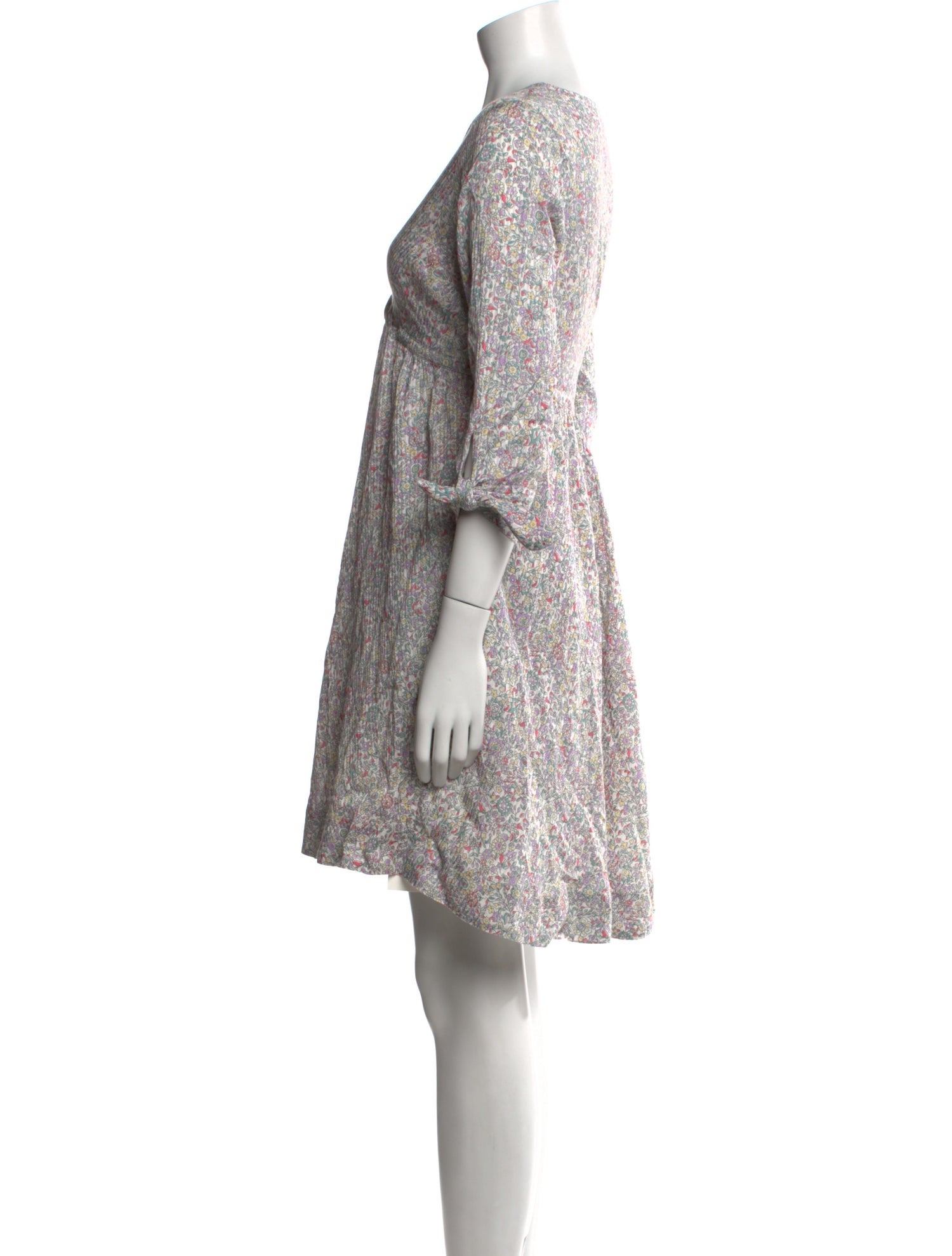 Hatch Floral Print Mini Dress