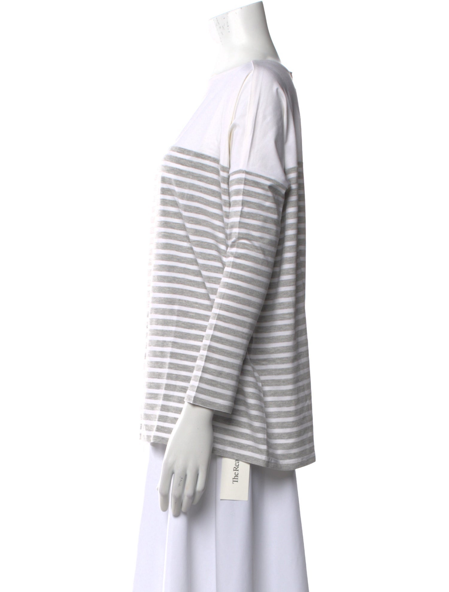 Hatch Striped Bateau Neckline Blouse w/ Tags