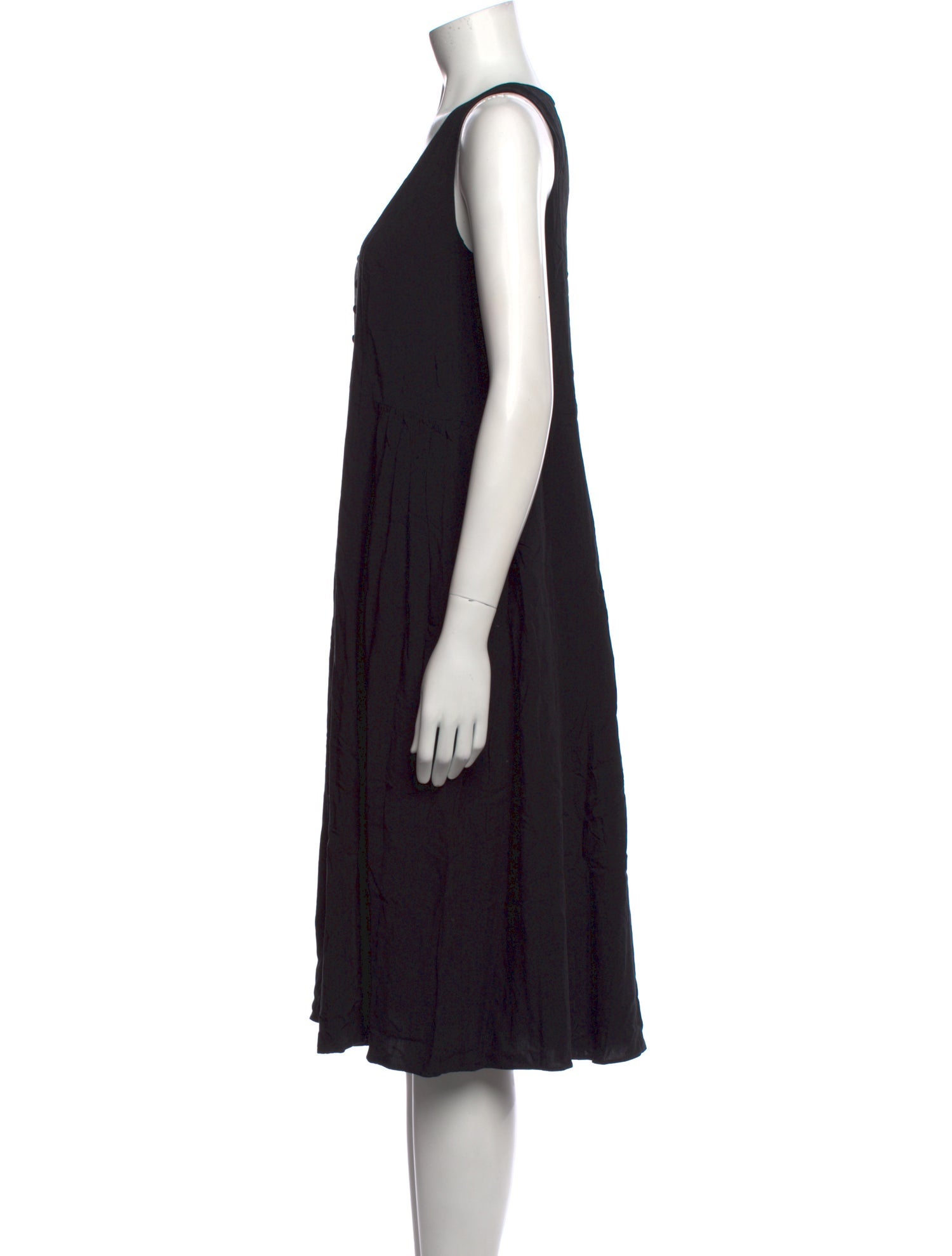 Hatch V-Neck Midi Length Dress