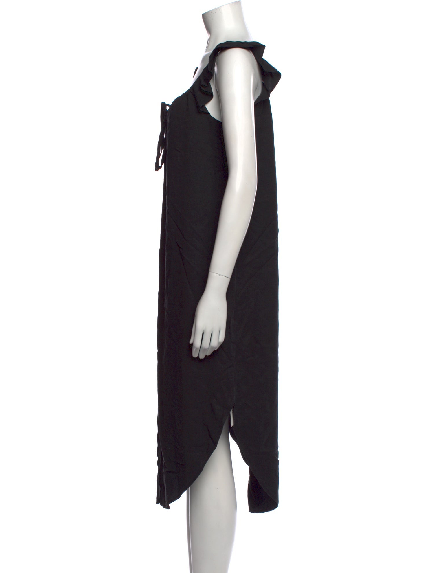 Hatch Square Neckline Midi Length Dress