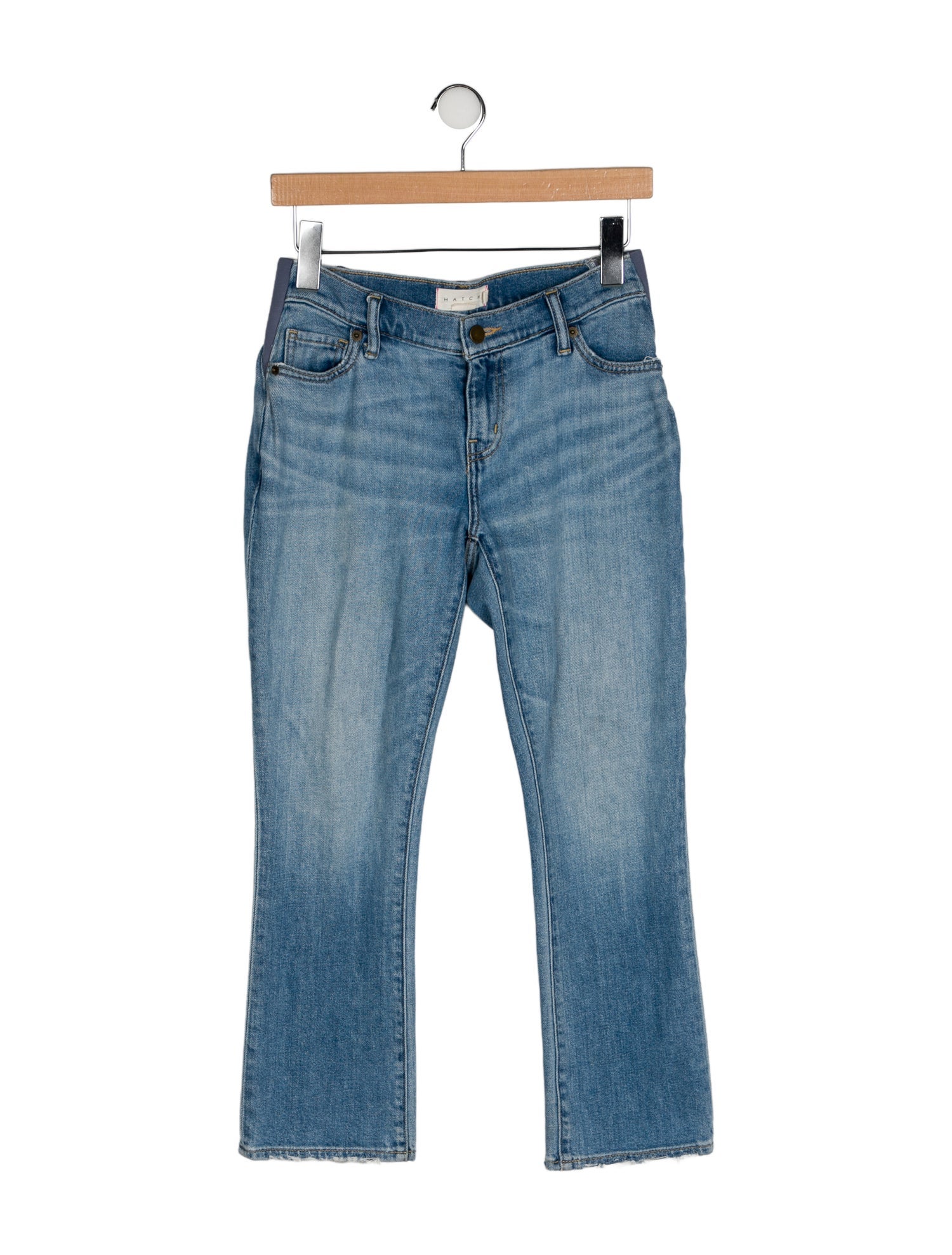 Hatch Mid-Rise Straight Leg Jeans