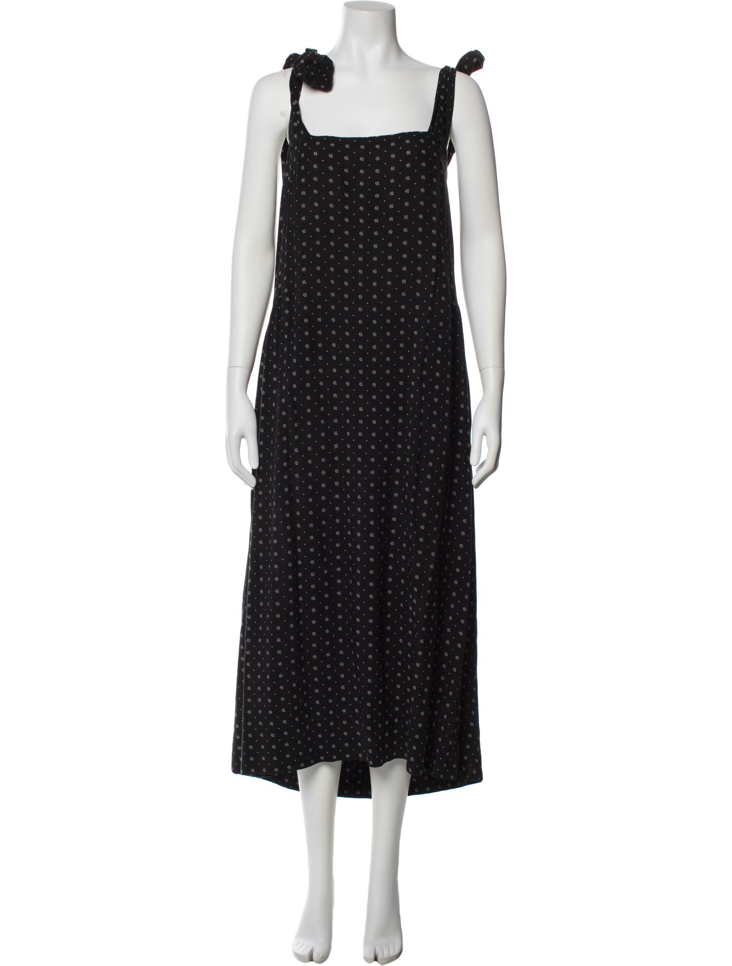 Hatch Linen Long Dress