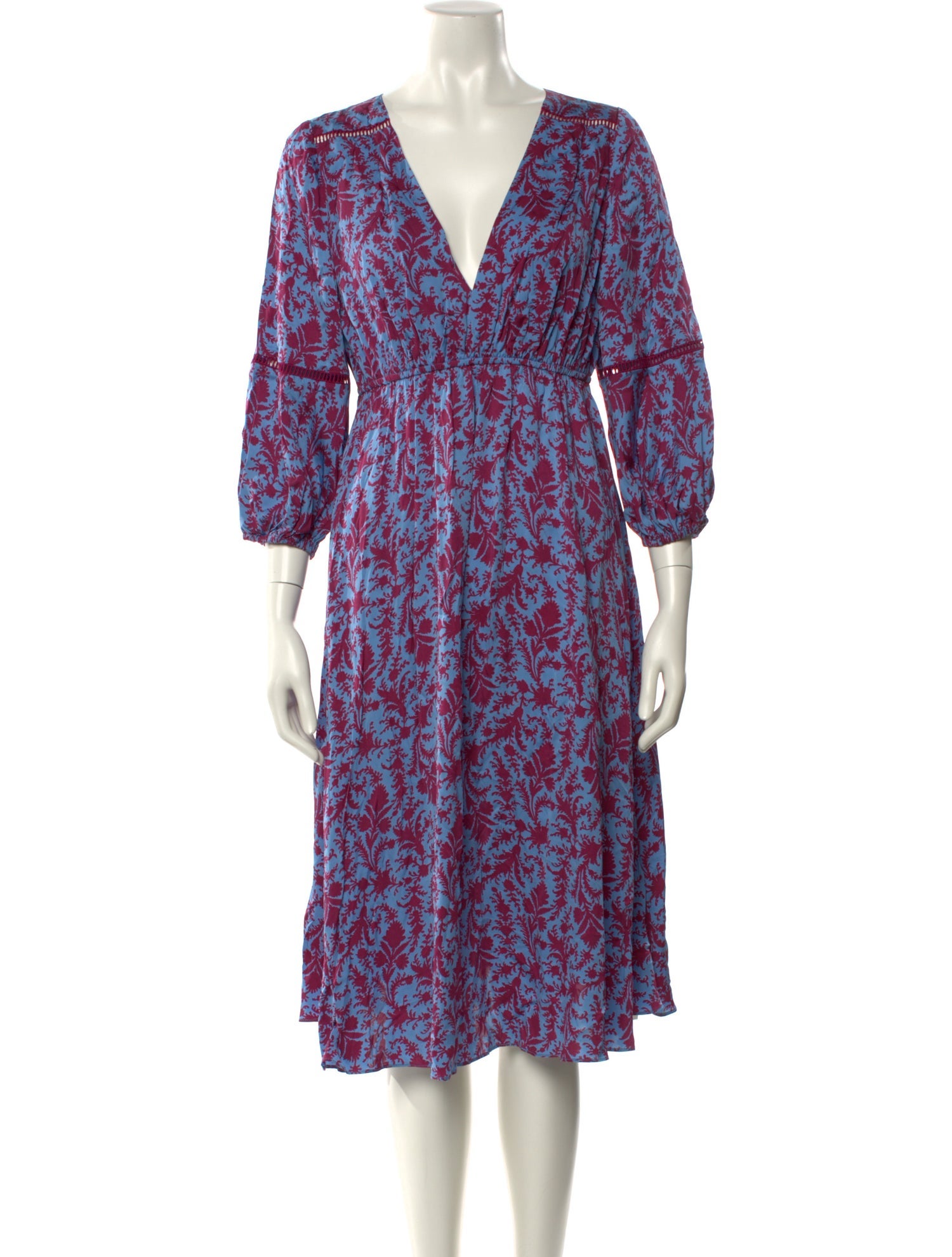 Hatch Printed Midi Length Dress