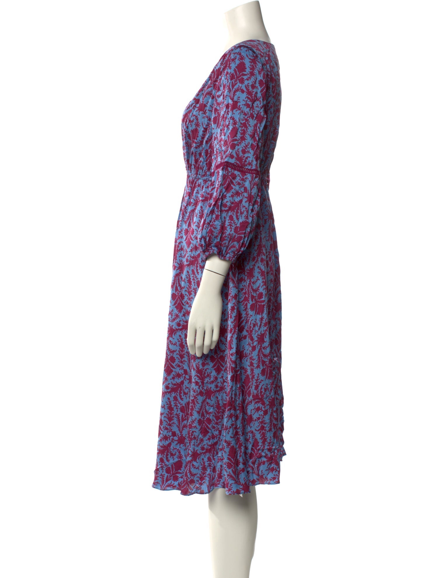 Hatch Printed Midi Length Dress