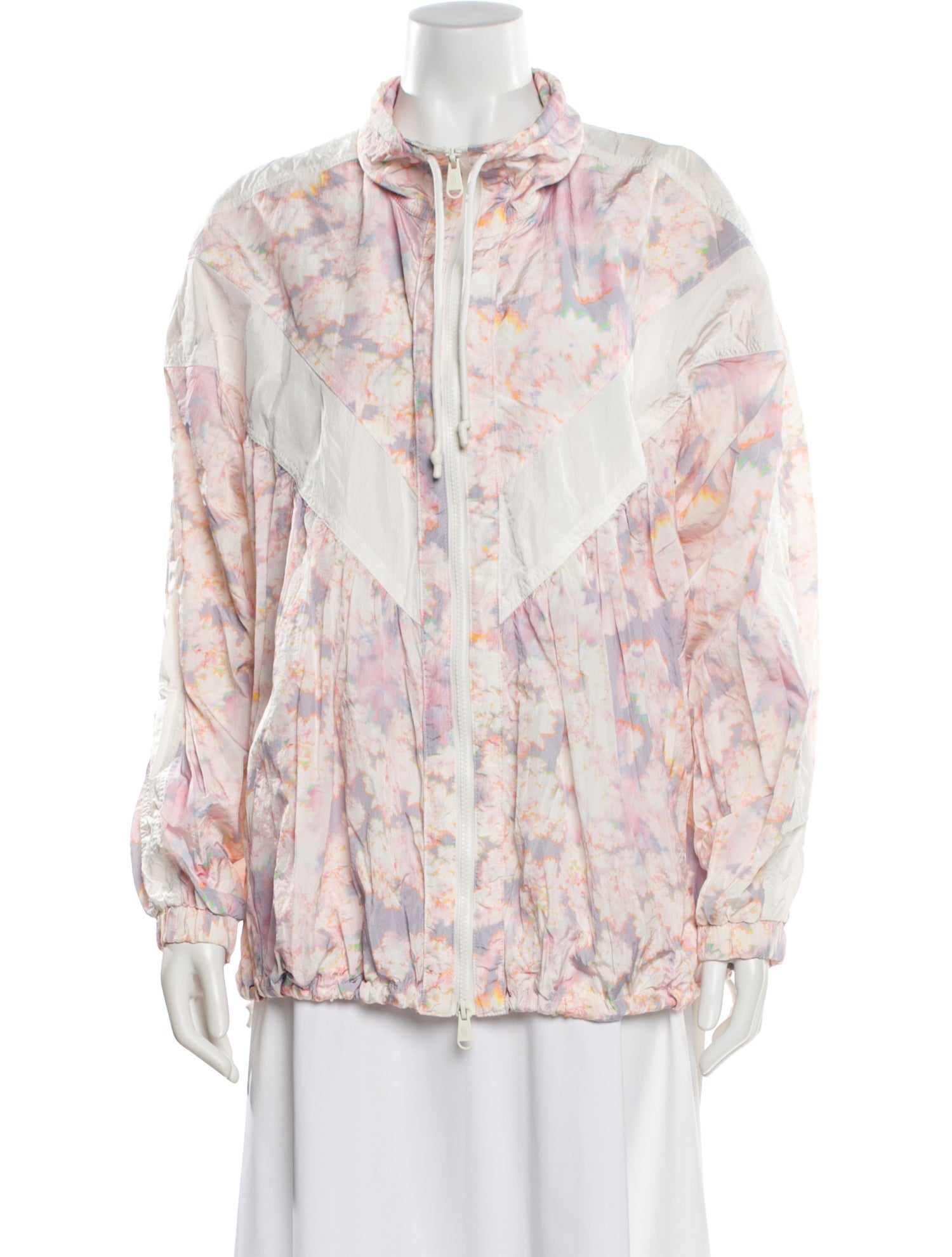 Hatch Floral Print Jacket