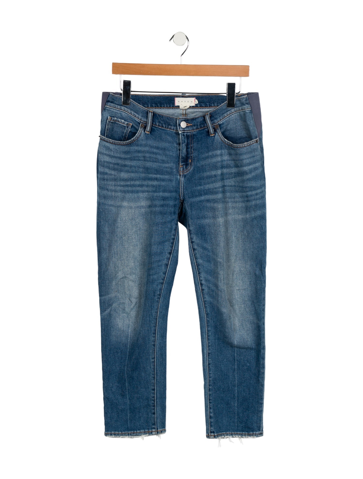 Hatch Mid-Rise Straight Leg Jeans