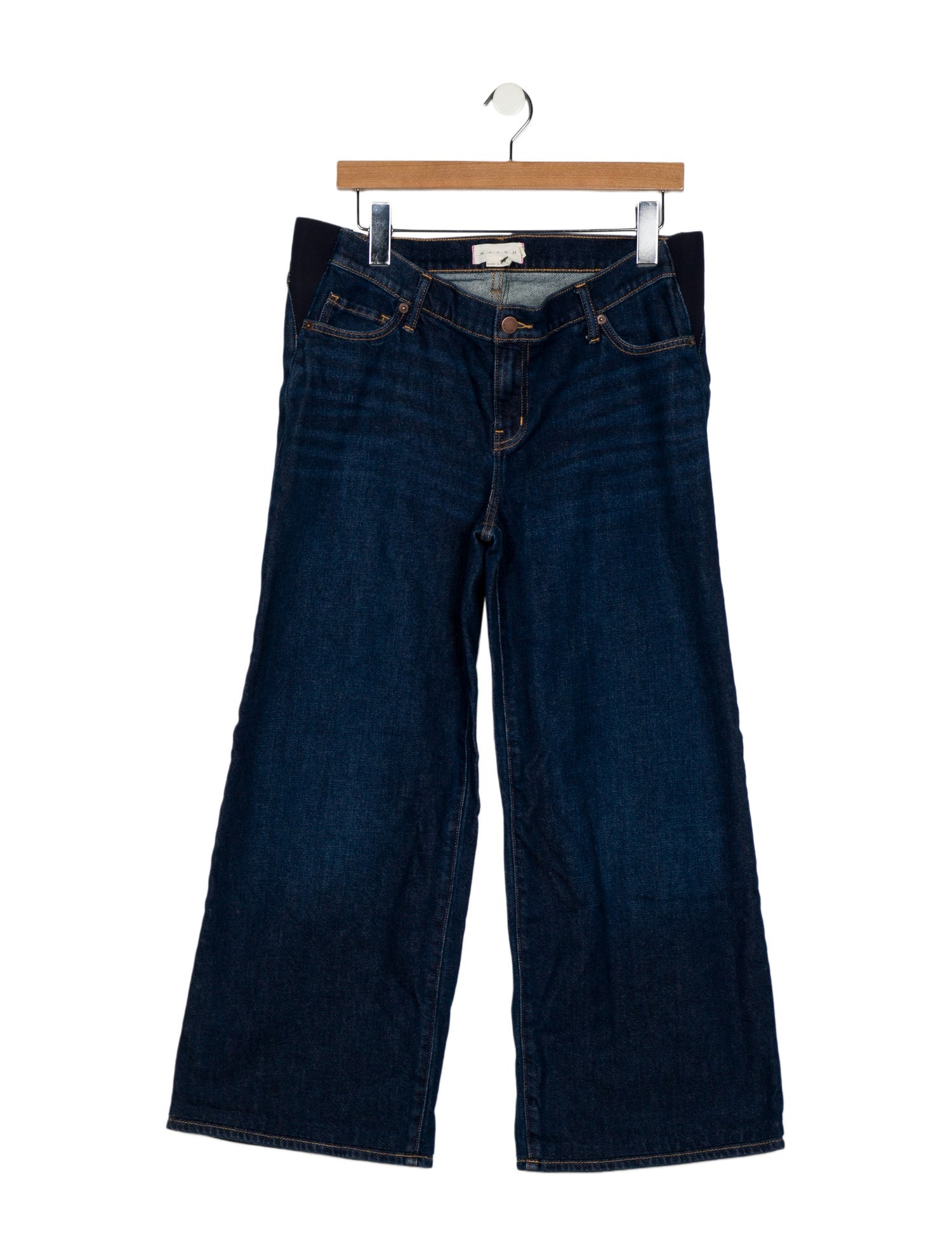 Hatch Mid-Rise Wide Leg Jeans