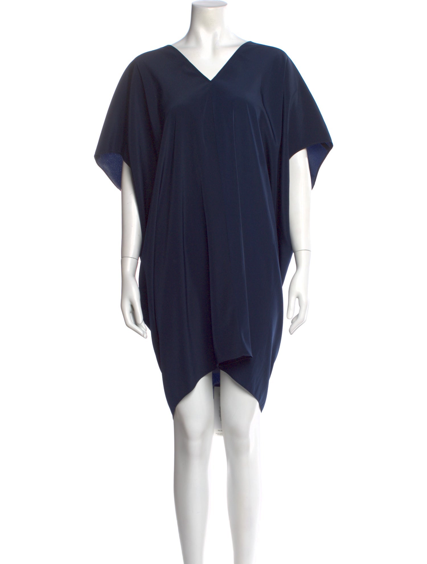 Hatch V-Neck Knee-Length Dress