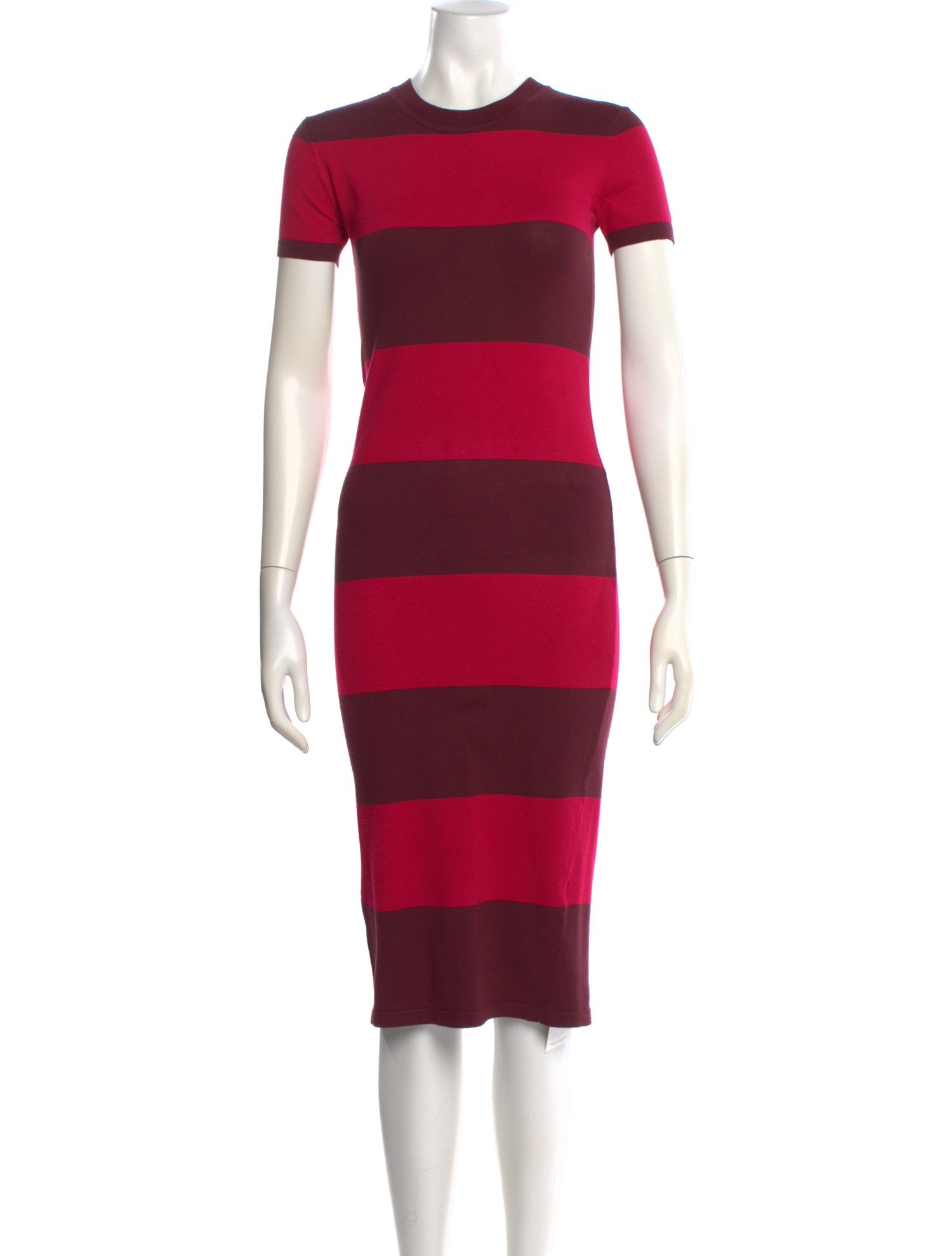 Hatch Striped Midi Length Dress