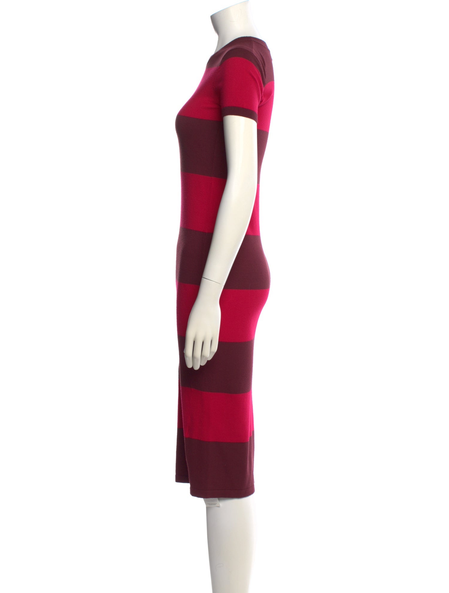 Hatch Striped Midi Length Dress