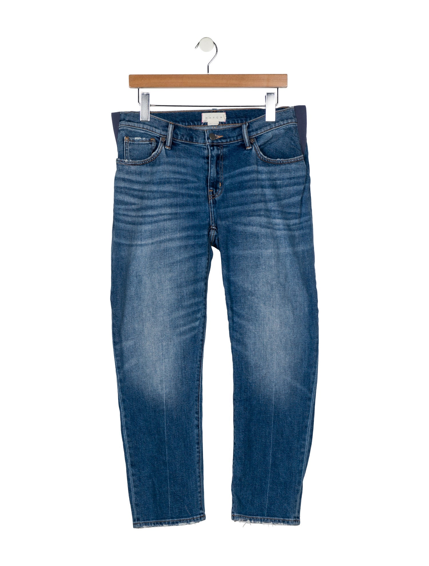 Hatch Mid-Rise Straight Leg Jeans