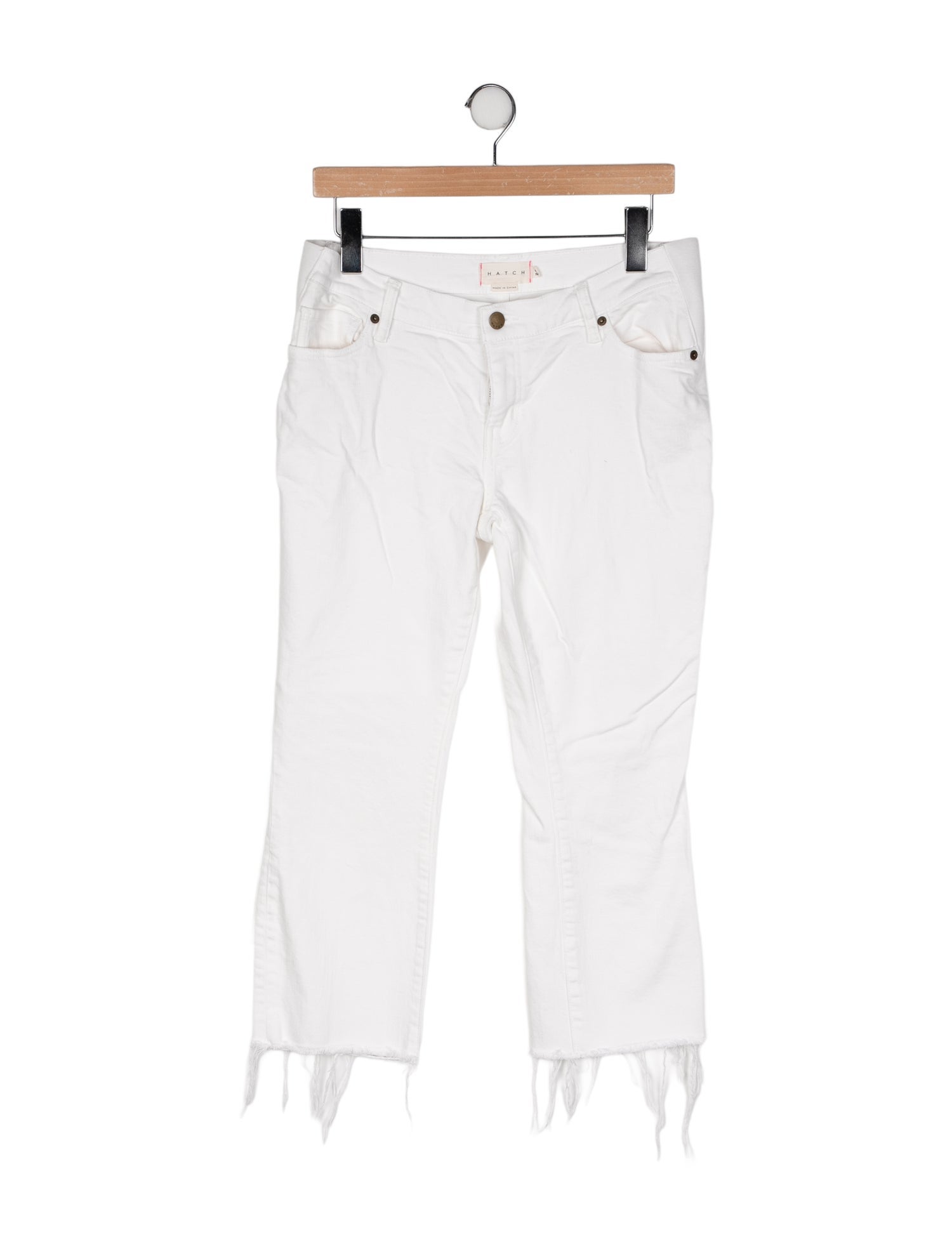 Hatch Low-Rise Straight Leg Jeans
