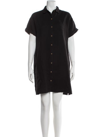 Pre-owned Hatch Mini Dress In Black