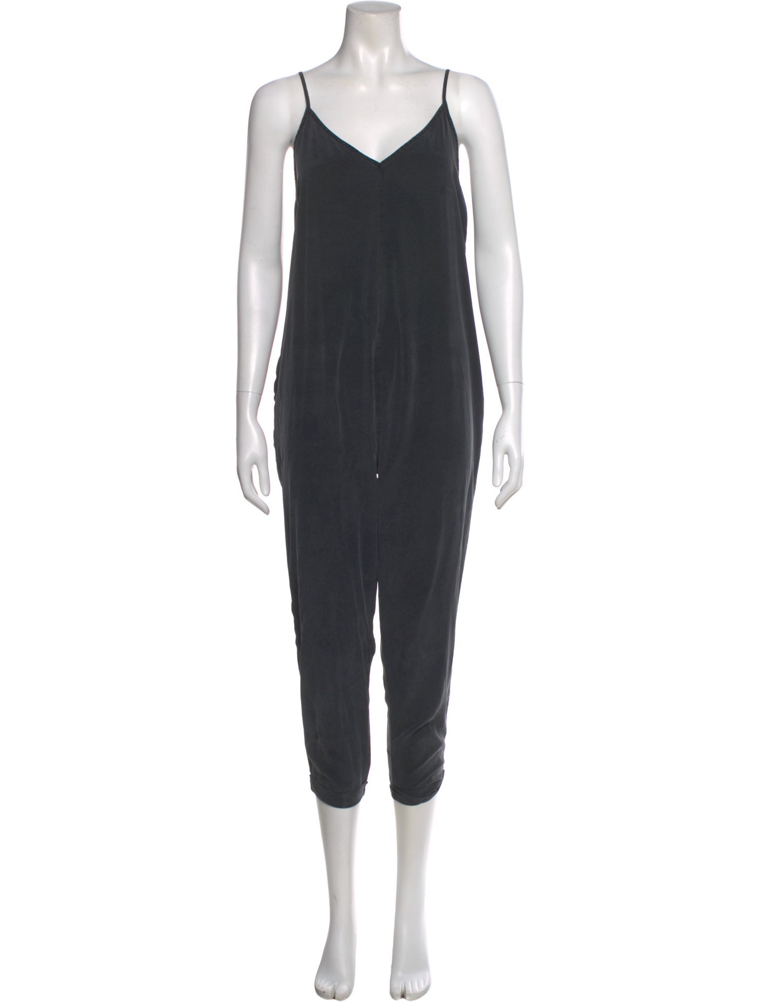 Hatch Silk V-Neck Jumpsuit
