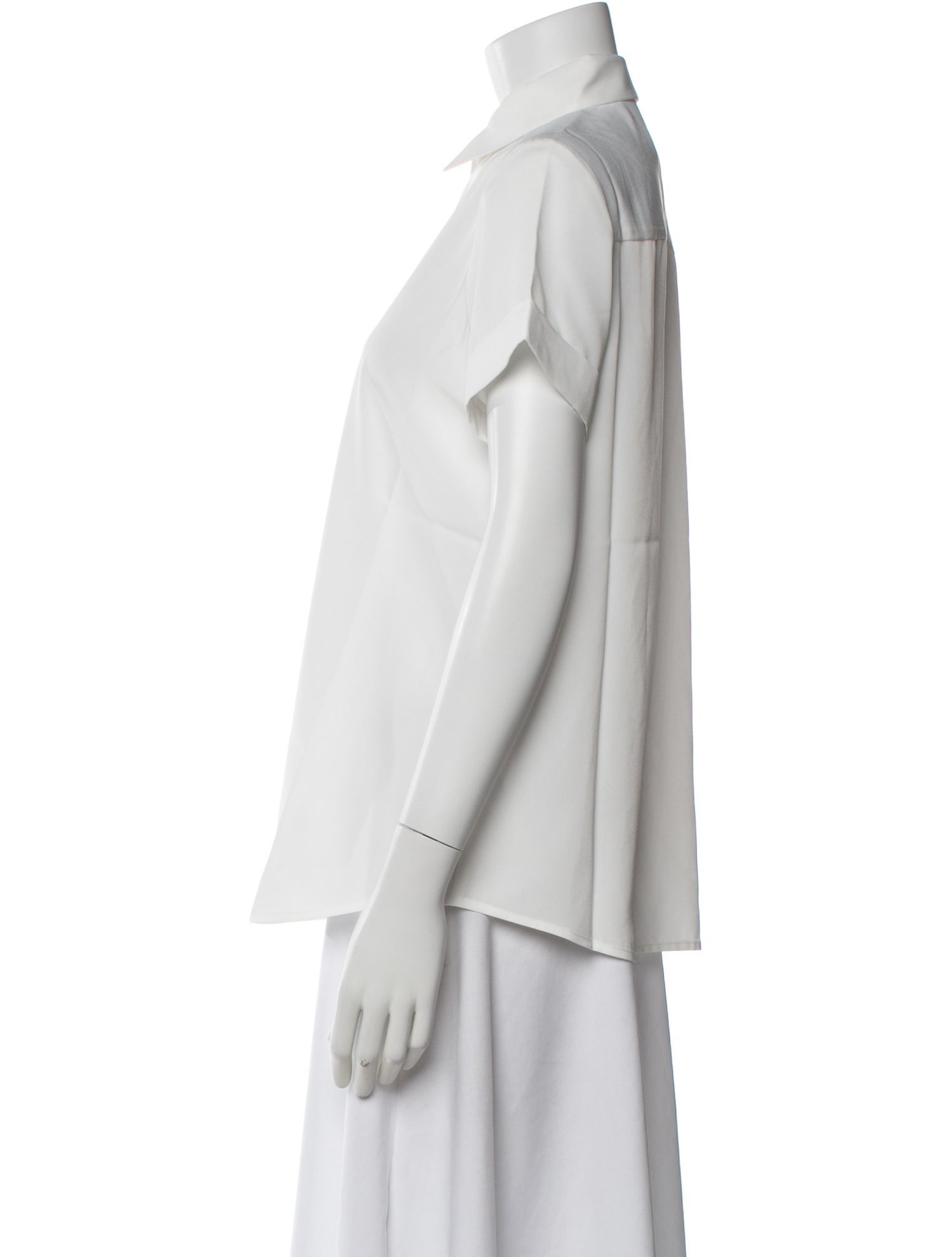 Hatch Short Sleeve Button-Up Top