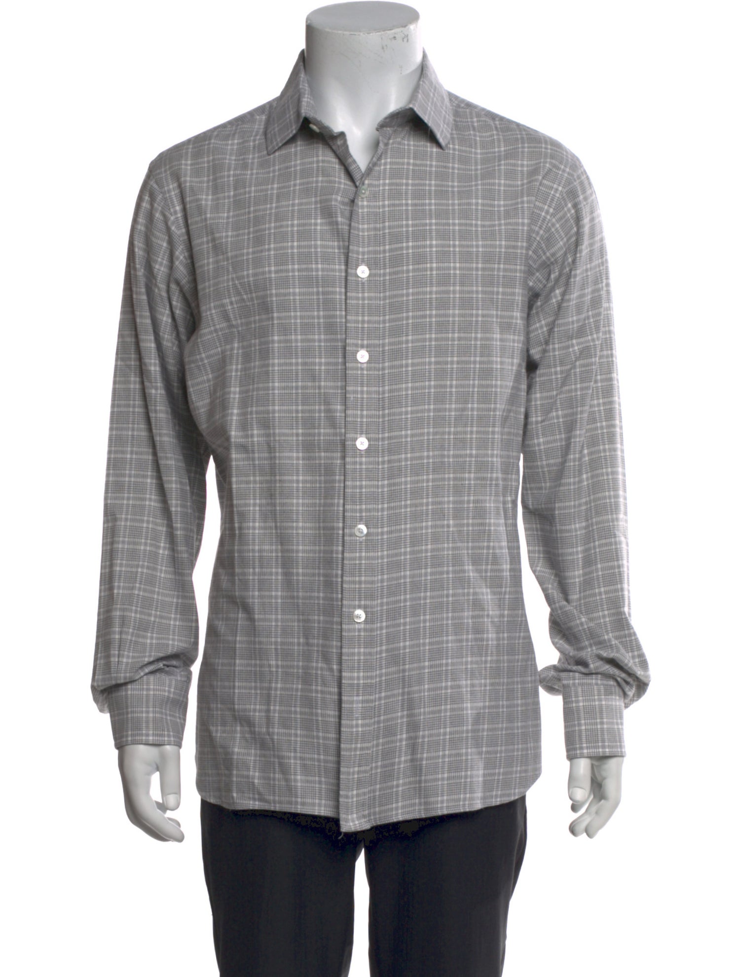 Hamilton x Todd Snyder Plaid Print Long Sleeve Dress Shirt