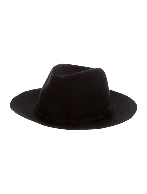 Wool Fedora Hat Black