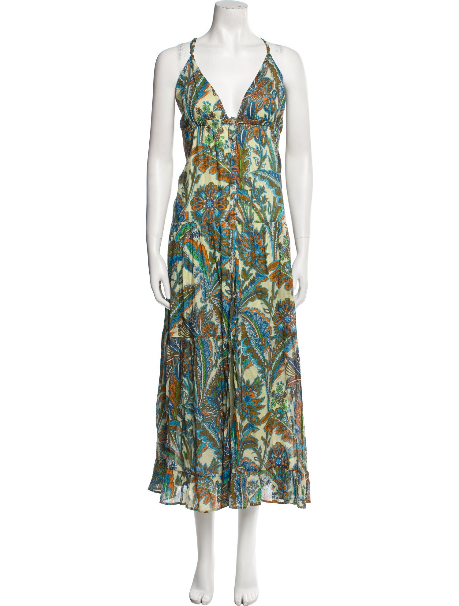 House of Harlow 1960 Printed Long Dress