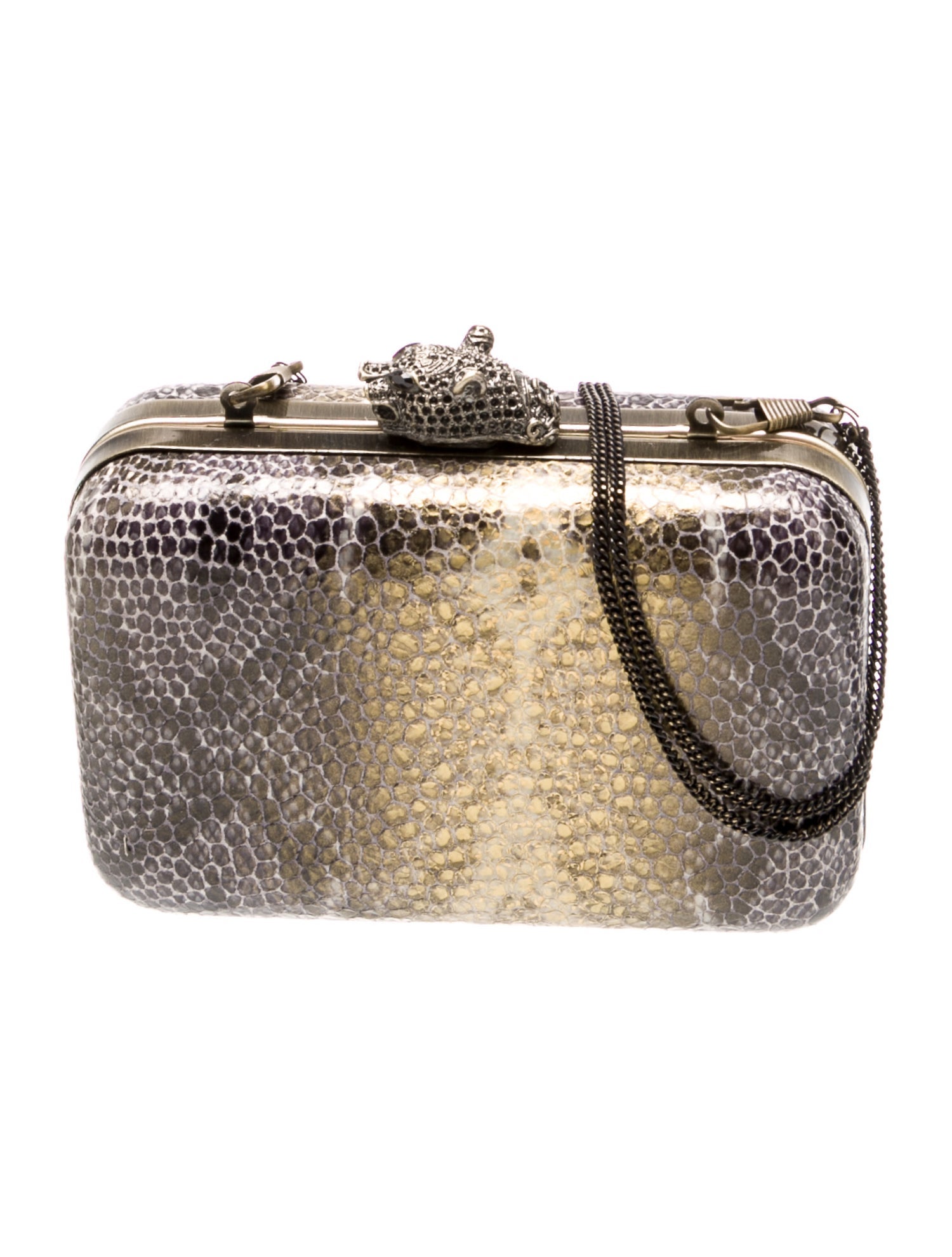 House of Harlow 1960 Leather Minaudière