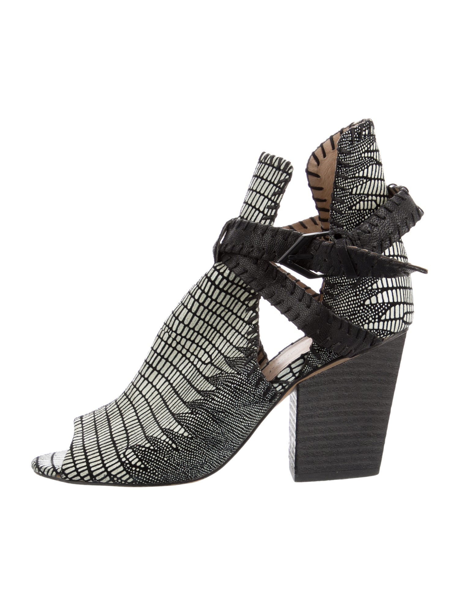 House of Harlow 1960 Suede Printed Gladiator Sandals