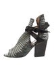 House of Harlow 1960 Suede Printed Gladiator Sandals
