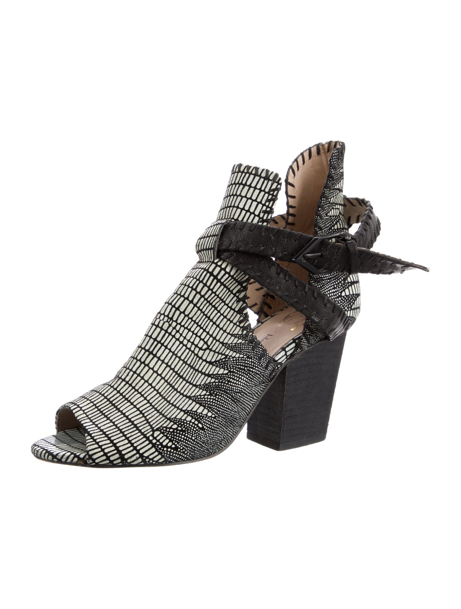 House of Harlow 1960 Suede Printed Gladiator Sandals