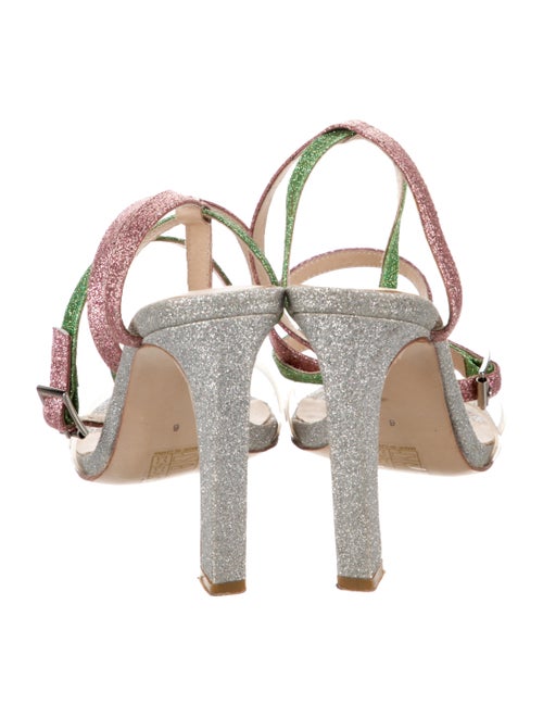 House of Harlow 1960 PVC Glitter Accents Sandals
