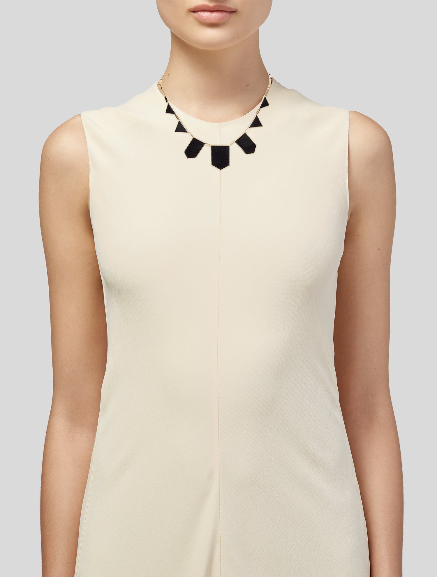 House of Harlow 1960 Leather Collar Necklace