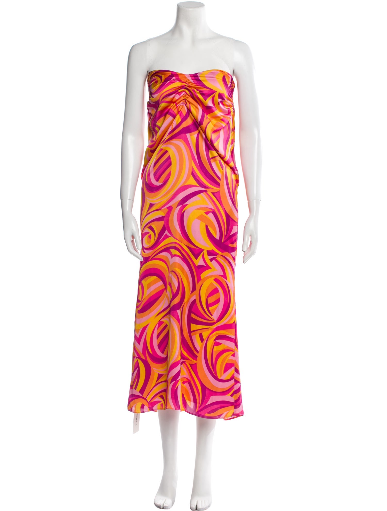 House of Harlow 1960 Printed Midi Length Dress
