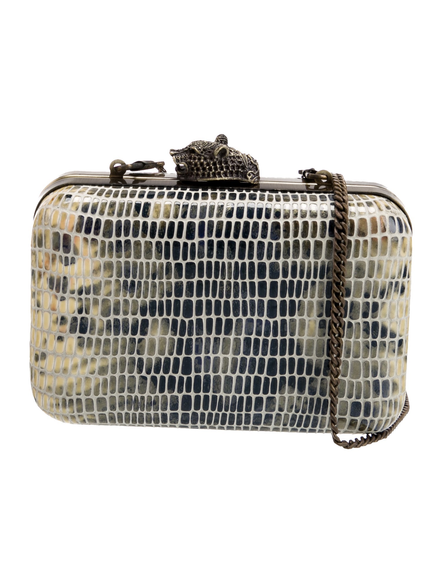 House of Harlow 1960 Leather Minaudière