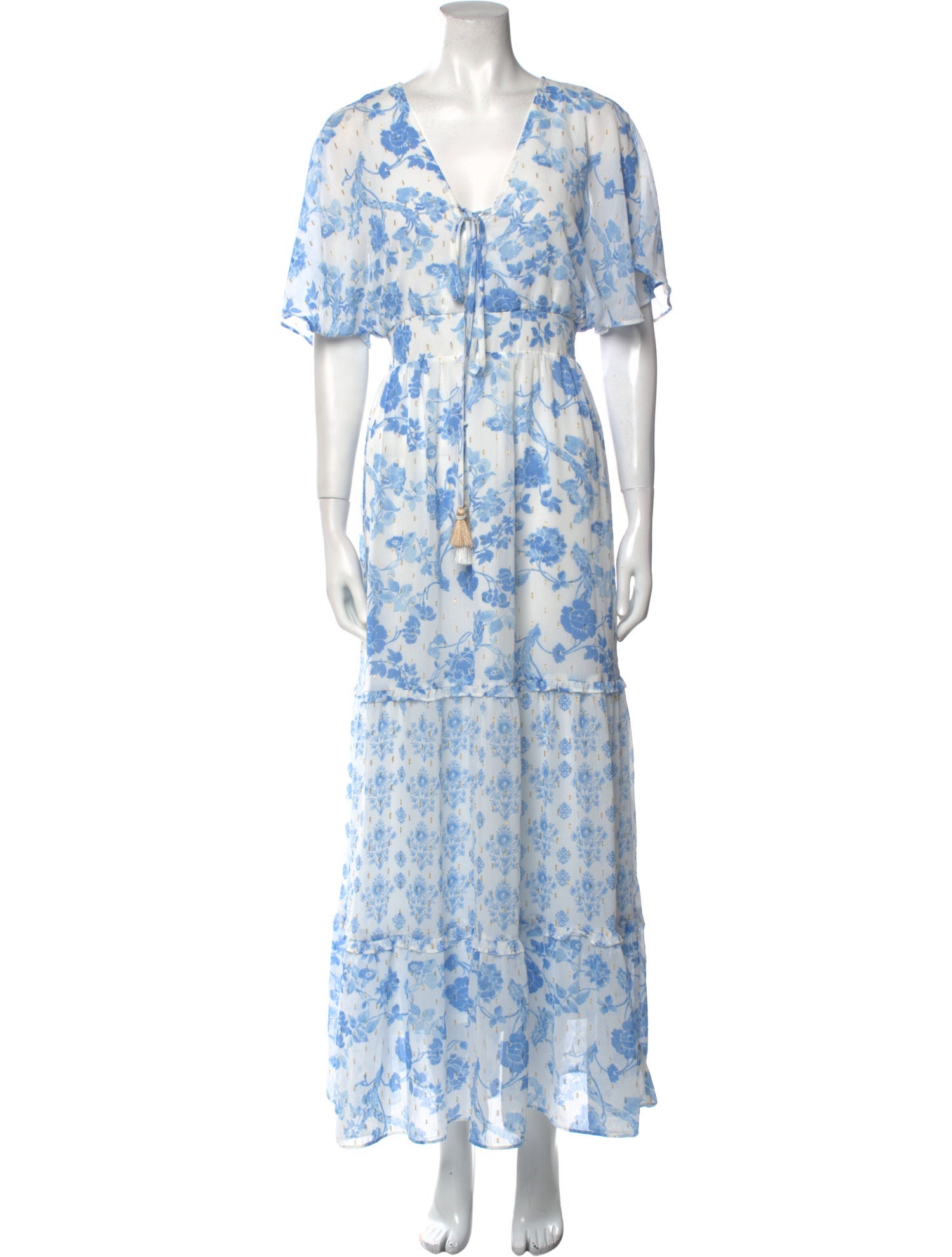 House of Harlow 1960 Floral Print Long Dress