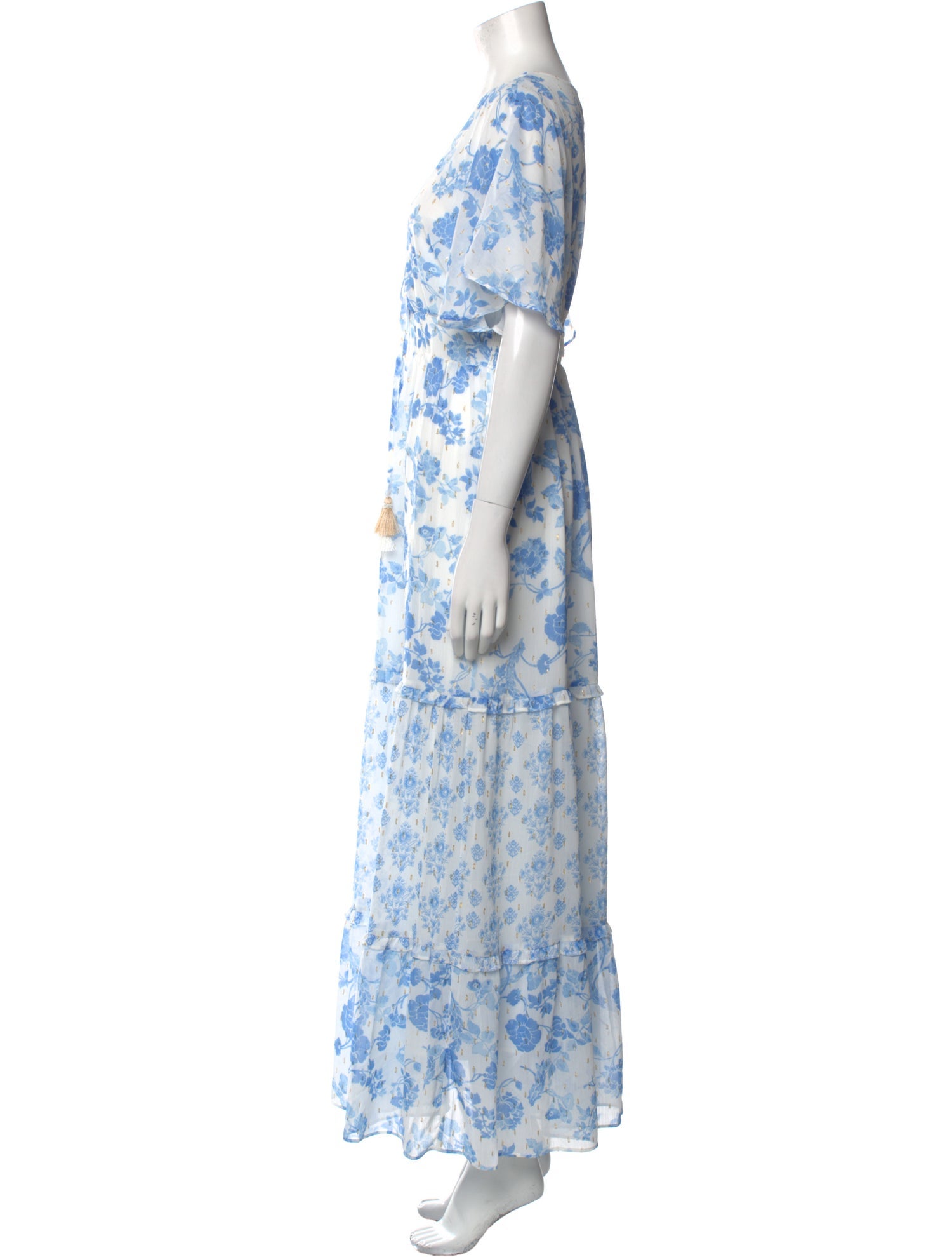 House of Harlow 1960 Floral Print Long Dress