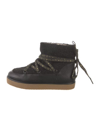 House of Harlow 1960 Leather Lace-Up Boots