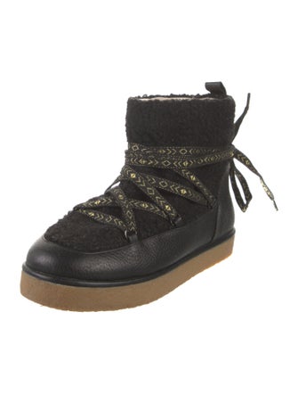 House of Harlow 1960 Leather Lace-Up Boots