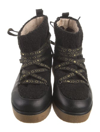 House of Harlow 1960 Leather Lace-Up Boots