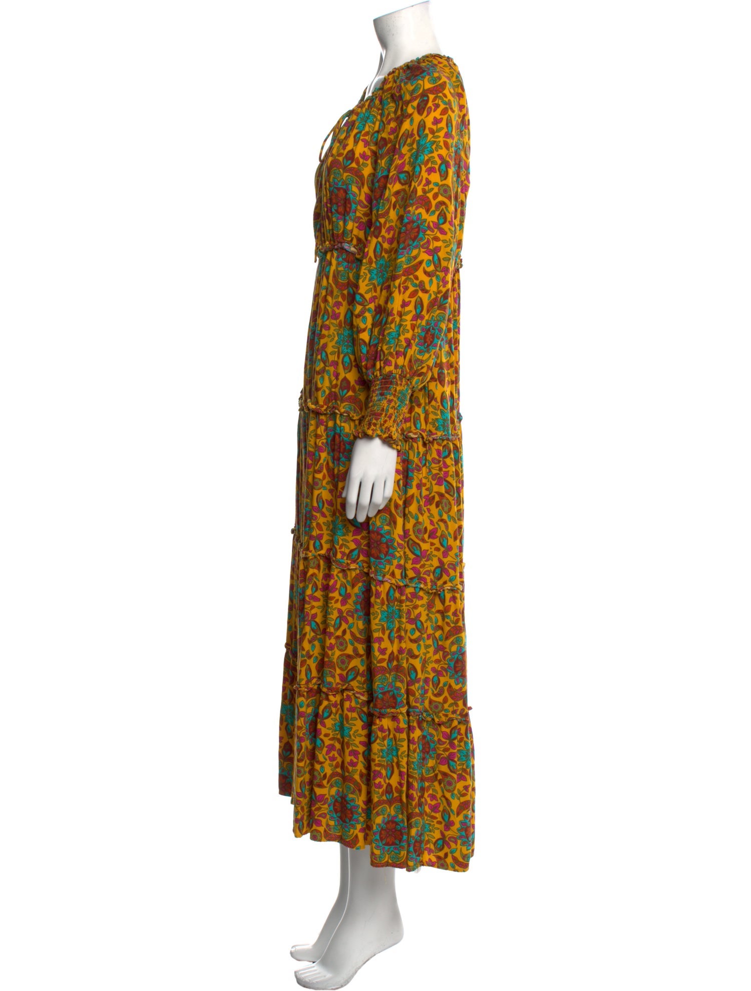 House of Harlow 1960 Printed Long Dress