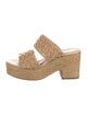 House of Harlow 1960 Raffia Slides