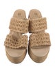 House of Harlow 1960 Raffia Slides