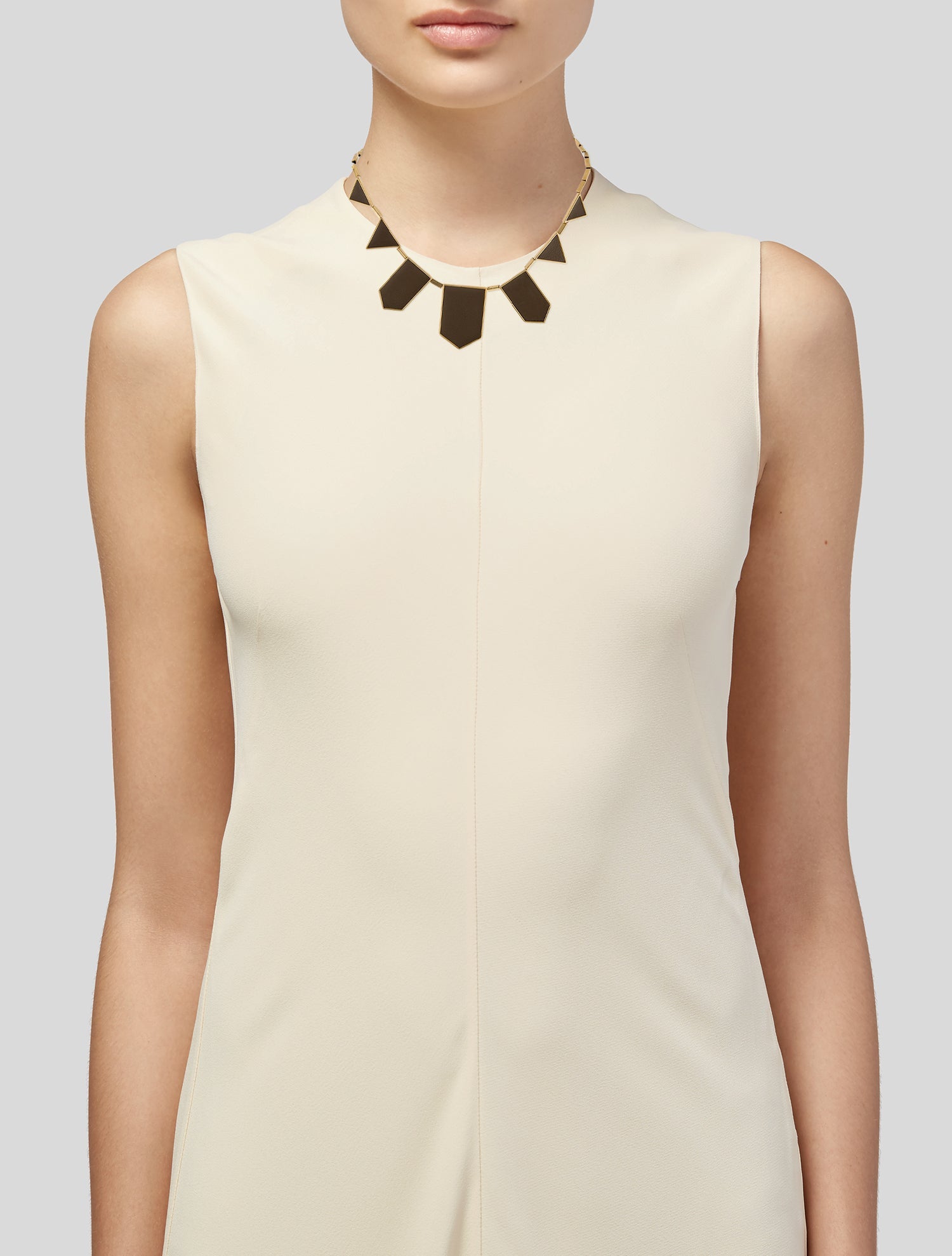House of Harlow 1960 Leather Collar Necklace