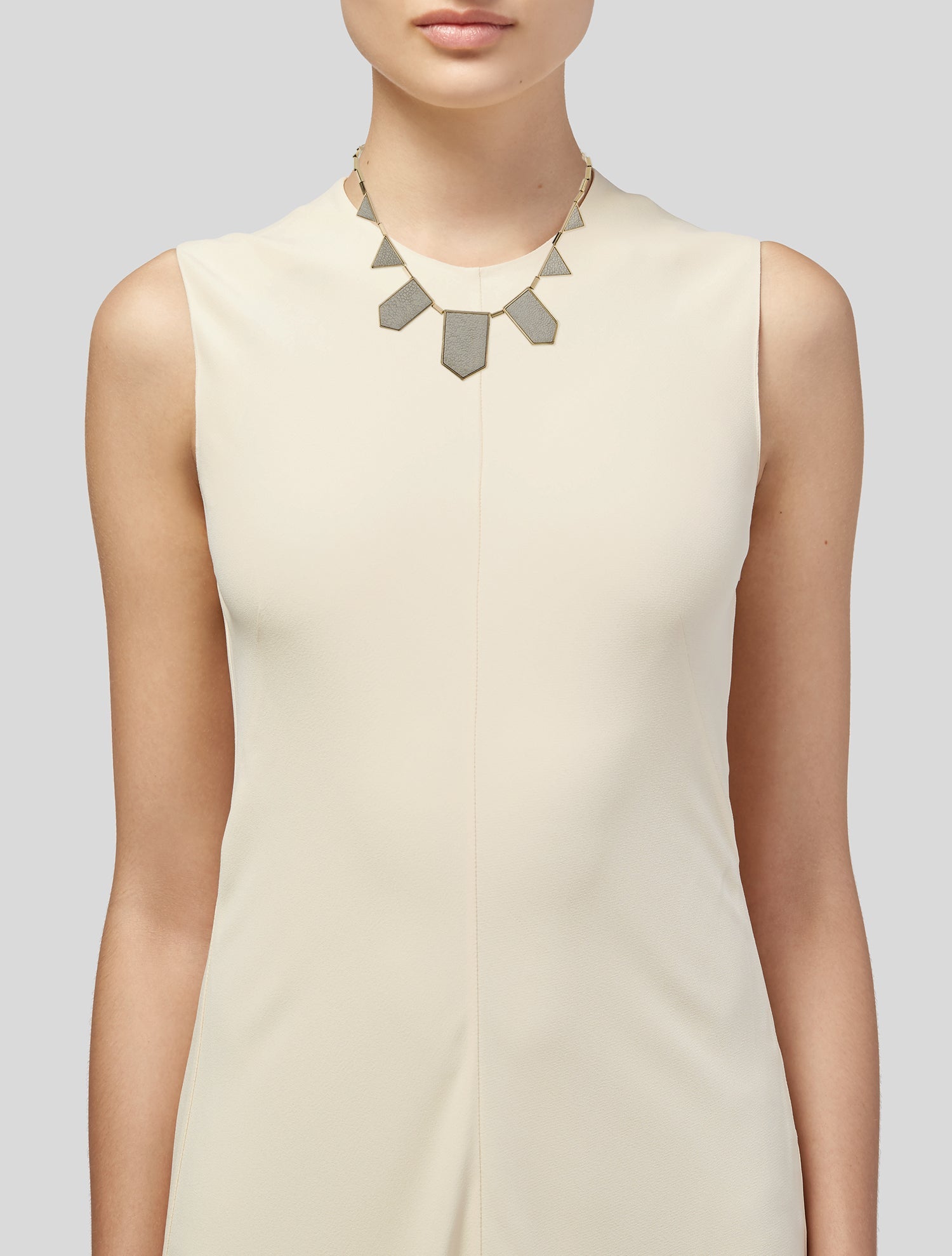 House of Harlow 1960 Leather Collar Necklace