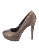 House of Harlow 1960 Leather Animal Print Pumps