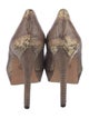 House of Harlow 1960 Leather Animal Print Pumps
