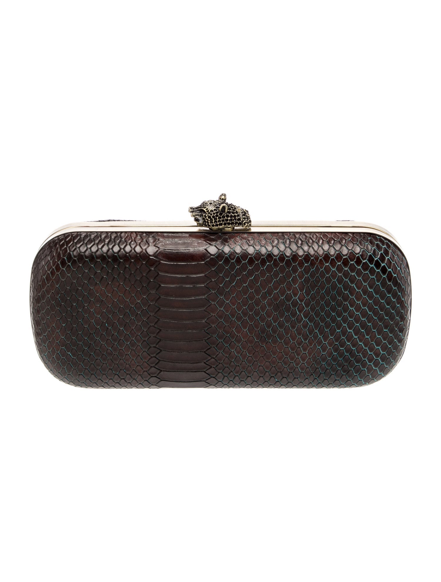 House of Harlow 1960 Leather Minaudière