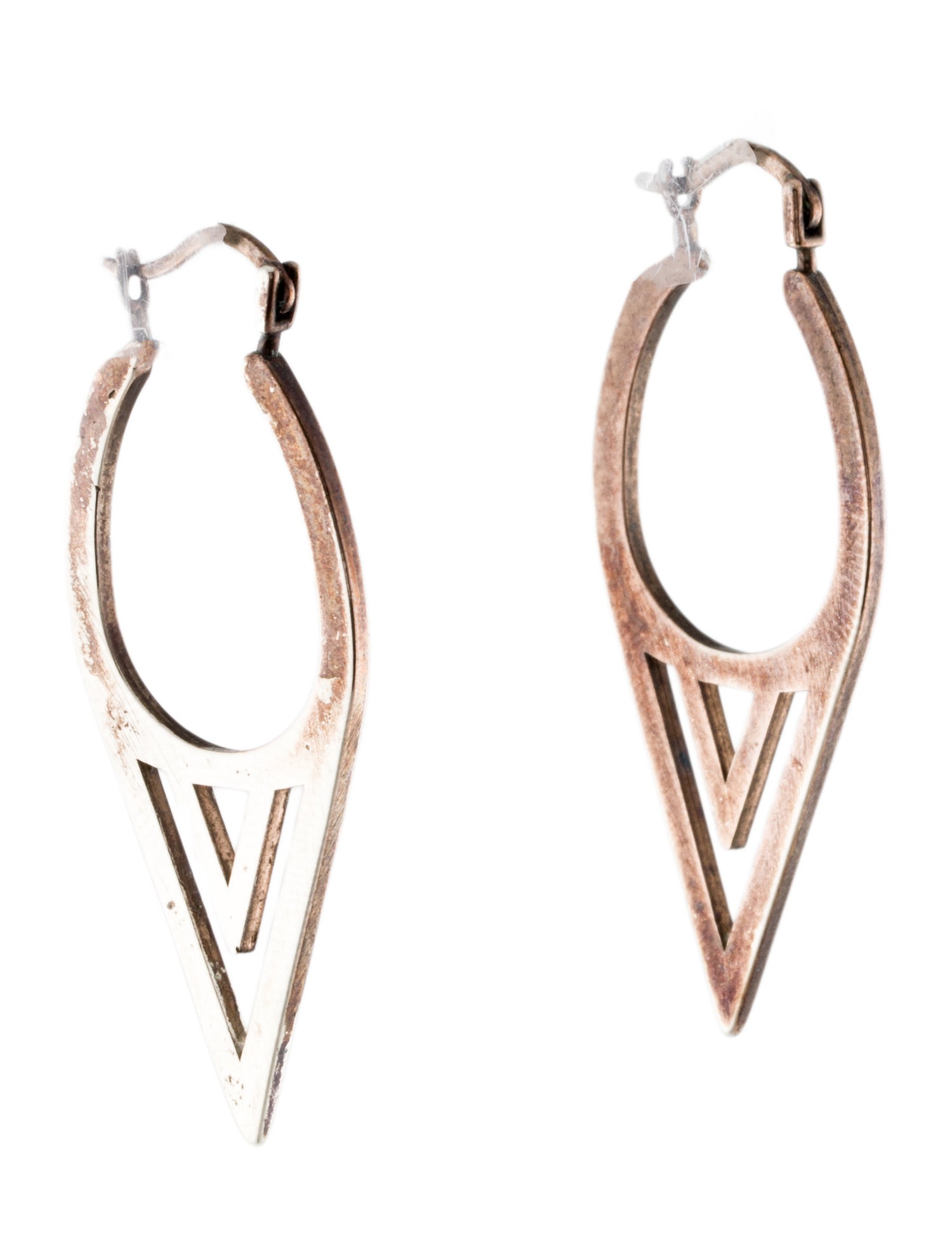 House of Harlow 1960 Triangle Hoop Earrings