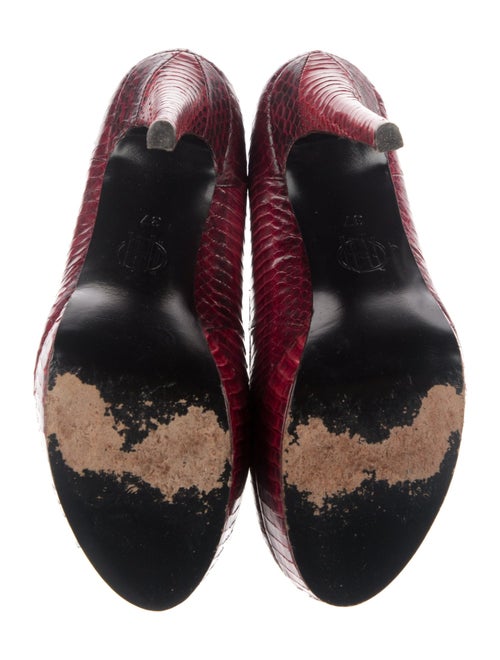 House of Harlow 1960 Leather Animal Print Pumps